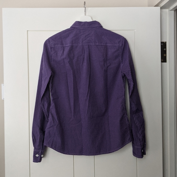 S Purple Oxford Shirt - Talula Aritzia - Picture 3 of 6